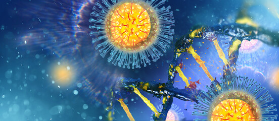 Coronavirus COVID-19 integrates into the cellular mechanism of DNA transcription. 