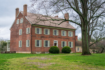 Fototapeta na wymiar Historic Locust Grove House in Kentucky