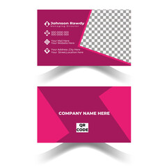 Horizontal and vertical layout,Double-sided creative business card template,Clean and unique professional business card template, visiting card, business card, Colorful creative modern horizontal prof