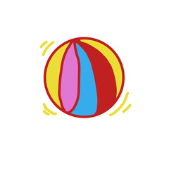 abstract colorful ball