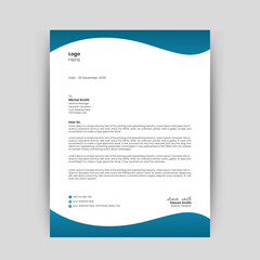 Modern Creative & Clean business style letterhead bundle for your corporate project design.