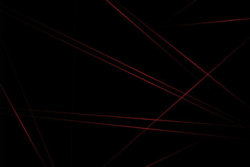 Abstract black with red lines, triangles background modern design. Vector illustration EPS 10.