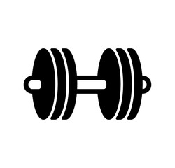  Dumbell ( training , gym ) vector icon illustration