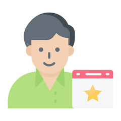 Event Planner Flat Icon