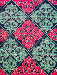 Fototapeta premium Traditional Kazakh ornament. An ornament that has been embroidered on carpets, blankets and other textiles since ancient times by the people of Kazakhstan. Decorative and applied art of nomads. 