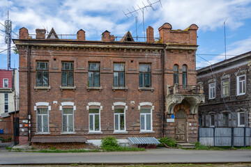 Tomsk, an old apartment building