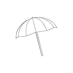 Coloring book umbrella, line art umbrella, Coloring page umbrella,