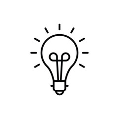 Idea icon vector stock.