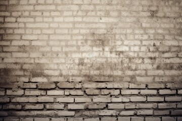 monochrome brick wall texture. Generative AI
