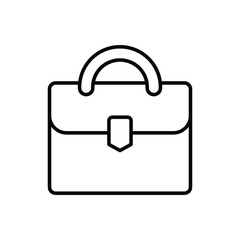 Briefcase icon vector stock.