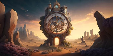 Distance Over Time. surreal mystical fantasy artwork. Generative AI © lali