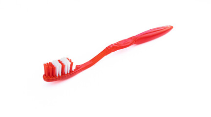 A toothbrush isolated on white background.
