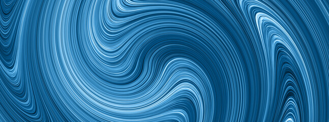 A modern abstract swirl texture in blue