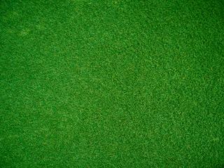 Gordijnen Green grass texture background grass garden concept used for making green background football pitch, Grass Golf, green lawn pattern textured background.... © Sittipol 