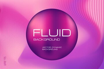 Vibrant fluid gradient background featuring colorful abstract liquid 3D shapes. This futuristic design wallpaper is perfect for banners, posters, covers, flyers, presentations, advertising