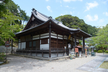 新緑の海住山寺　本堂　京都府木津川市加茂町