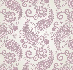 traditional paisley floral pattern , textile , Rajasthan, royal India	