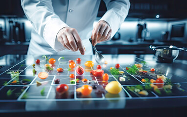 food tech trends, future of the food industry, background, restaurant, chef, generative ai