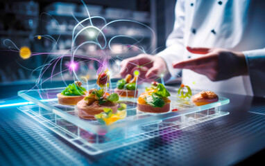food tech trends, future of the food industry, background, restaurant, chef, generative ai