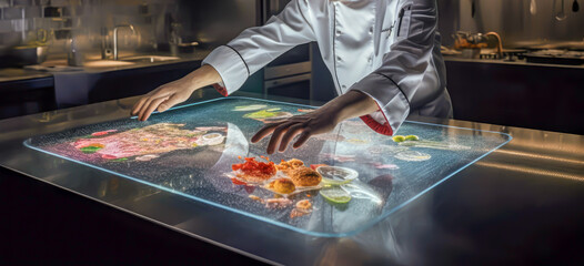 food tech trends, future of the food industry, background, restaurant, chef, generative ai