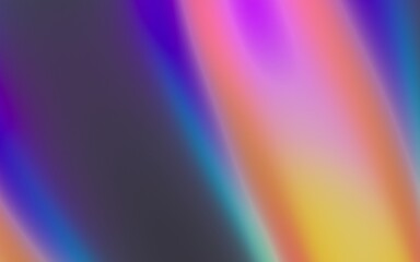 Wavy Gradient background, chromatic, iridescent colors 