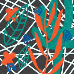 Abstract floral background, floral texture