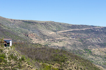 Fototapeta premium mountain road in the mountains