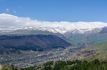 landscape in the mountains