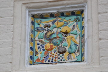 detail of a window in a church
