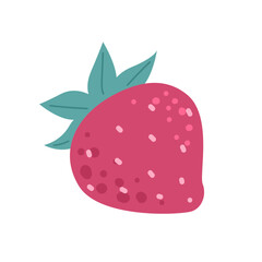 strawberry on a white background