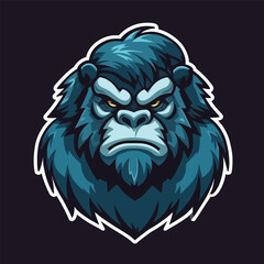 Esports Identity with a Fierce Gorilla Logo