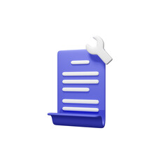 File Repair 3d illustration