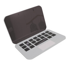 laptop 3d render 