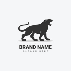 Tiger logo emblem template mascot symbol for business