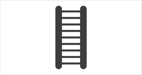 hanging ladder icon. Filled hanging ladder icon from tools and utensils collection. Glyph vector. Editable hanging ladder symbol can be used web and mobile