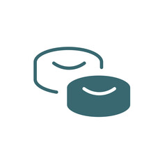 mantecados icon. Filled mantecados icon from culture and civilization collection. Glyph vector isolated on white background. Editable mantecados symbol can be used web and mobile