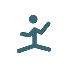 silly human icon. Filled silly human icon from feeling and reaction collection. Glyph vector isolated on white background. Editable silly human symbol can be used web and mobile