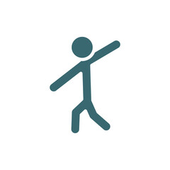 showin icon. Filled showin icon from humans and behavior collection. Glyph vector isolated on white background. Editable showin symbol can be used web and mobile