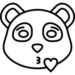 Panda Emoji Icon