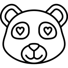 Panda Emoji Icon