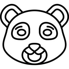 Panda Emoji Icon