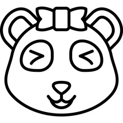 Panda Emoji Icon