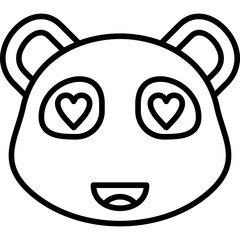 Panda Emoji Icon