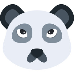 Fototapeta premium Panda Emoji Icon