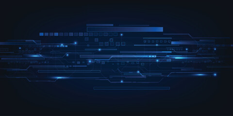 Vector illustrations of futuristic digital technology and digital communications for hi-tech advertising and game artwork.
