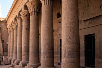 Temple of Isis aka temple of Philae in Aswan - Egypt