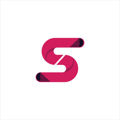 initial s logo design icon business