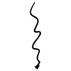 hand drawn arrow on transparent background. PNG