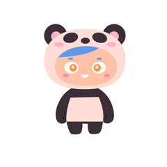 Kids With Animal Costumes_Panda