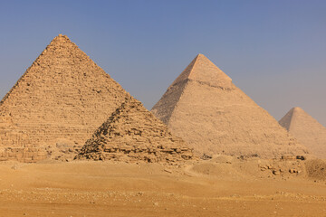 Gizeh pyramids near Cairo - Egypt